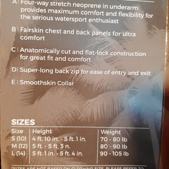 BODY GLOVE Youth springsuit wetsuit black gray blue - Picture 3 of 5